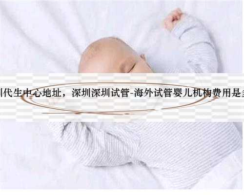 深圳代生中心地址，深圳深圳试管-海外试管婴儿机构费用是多少